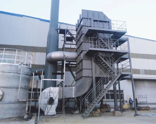 SCR脫硝反應(yīng)塔腐蝕怎么辦？鼎業(yè)耐高溫煙氣防腐涂層應(yīng)用